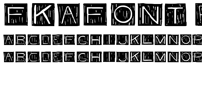 FKAFont Regular font